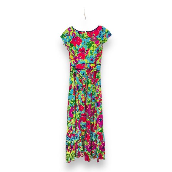 ModCloth Eyes On You Bright Floral Maxi Dress XL - Picture 8 of 9